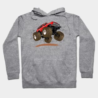 Cartoon monster truck Hoodie